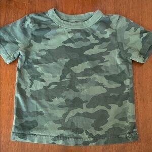 🍓3/$10 Joe Fresh Camo Green Toddler 3T T-Shirt